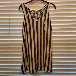 🎁KLD Striped tunic tank